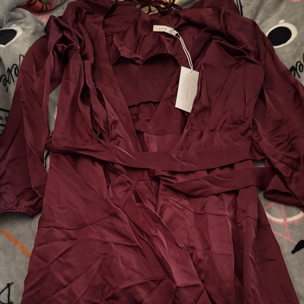 Lush Burgundy Maxi Dress